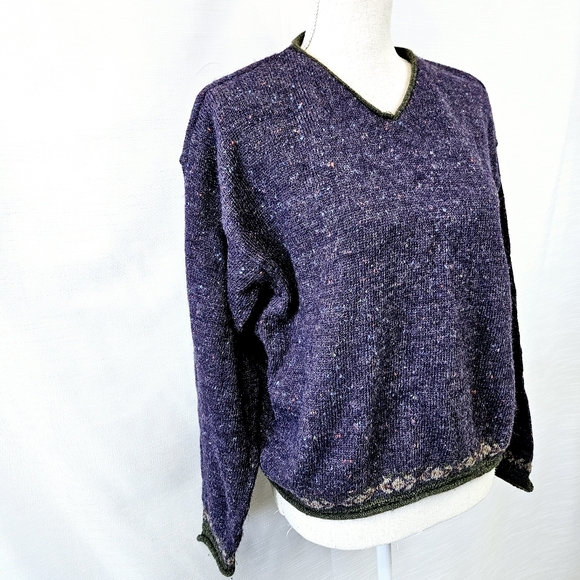 Vintage Alps 100% Wool Sweater size 8 - Picture 2 of 9